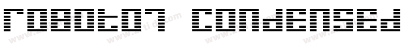 Roboto1 Condensed I字体转换